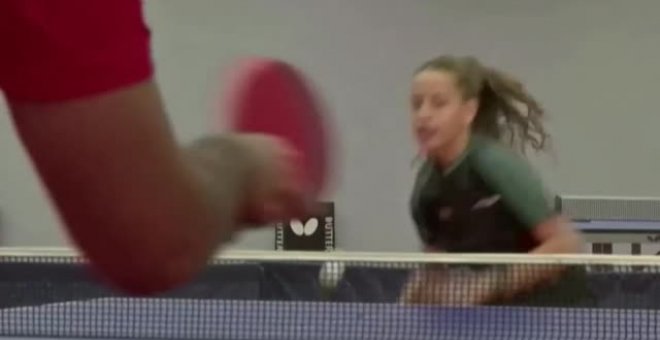 La prometedora carrera de una jugadora egipcia de tenis de mesa de tan solo 12 años