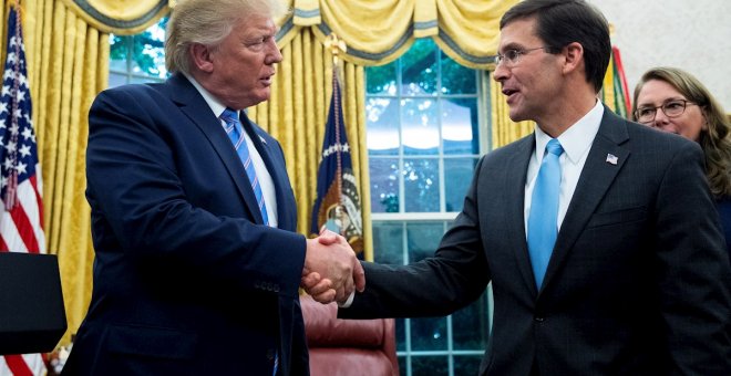 Trump despide de manera fulminante al secretario de Defensa