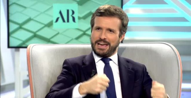 Casado: "Yo estoy encantado con Ayuso"