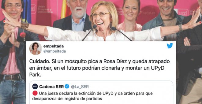 El homenaje póstumo de los tuiteros a UPyD, ante su extinción: "Ciudadanos, calienta que sales"