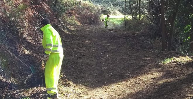 El Ayuntamiento acomete tareas de limpieza y desbroce en zonas del municipio de interés ambiental