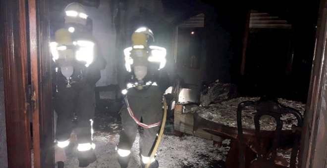 Se incendia una vivienda en Argoños