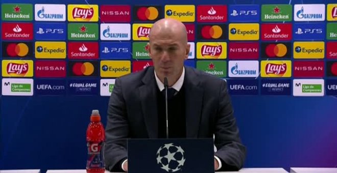 Zidane tras la victoria ante el Monchengladbach: "Han demostrado otra vez lo que son como equipo"