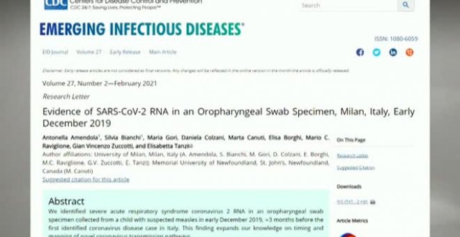 El coronavirus circulaba en Italia desde noviembre de 2019