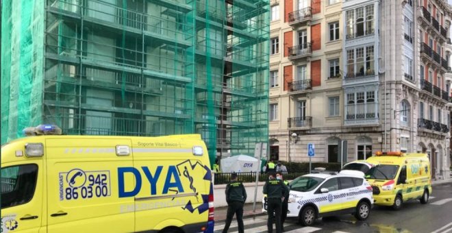 Muere un trabajador tras caer de un andamio en un edificio de Castro Urdiales