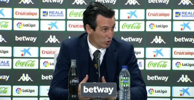 Emery: "Las lesiones han condicionado el partido"