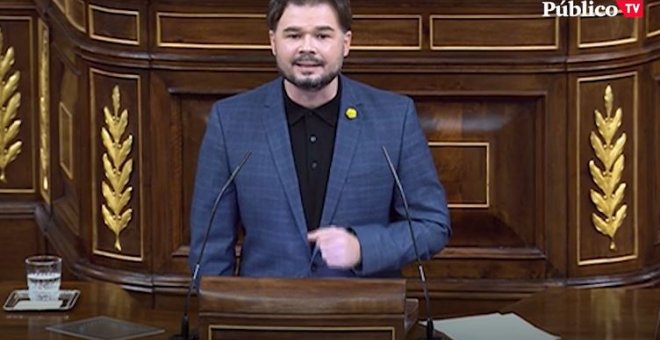 Gabriel Rufián advierte sobre los peligrosos mensajes que unen a Trump, Bolsonaro o Abascal