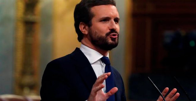 "Pedirle al presidente que llore y cuestionar la vacunación. Pablo Casado, siempre a la altura de las circunstancias"