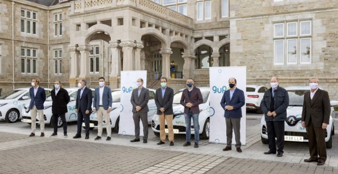 Santander estrena servicio de coches compartidos eléctricos con 27 vehículos que llegarán a 50 a finales de año