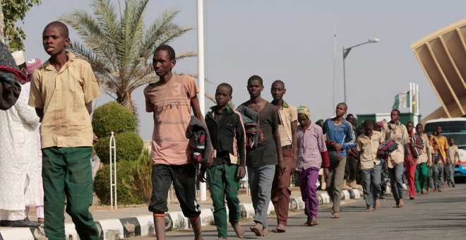 Liberados 344 estudiantes secuestrados en el ataque a una escuela de Nigeria