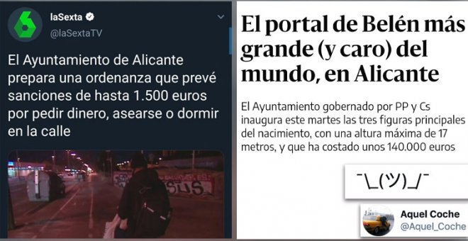 "Multas de 1.500 euros a indigentes en Alicante, un plan de recaudación sin fisuras..."