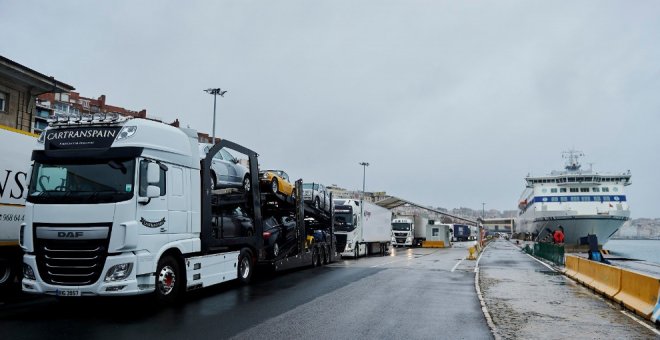 Llega a Santander un ferry procedente de Reino Unido con 195 pasajeros, camioneros y españoles o residentes