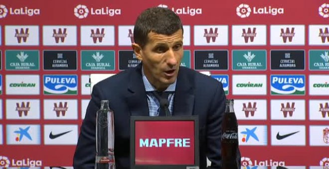 Javi Gracia: "Me he sentido perjudicado a lo largo del partido"