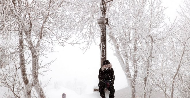 El año 2021 llega con nieve y temperaturas bajas en gran parte de España