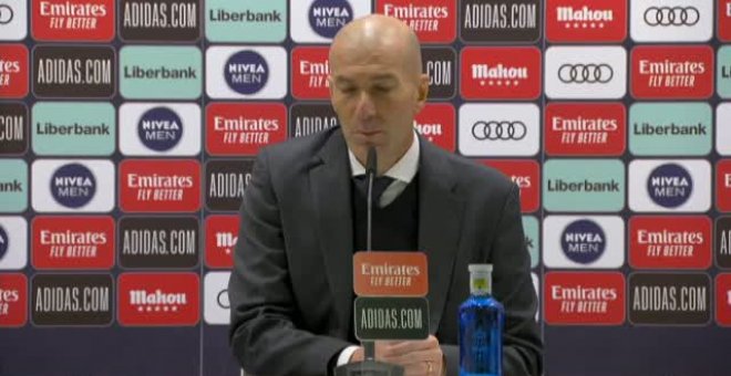 Zidane: "No es nada fácil, sabemos que somos el Madrid y tenemos que ganar siempre"