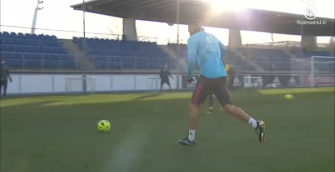 El Real Madrid continúa preparando su duelo ante el Osasuna