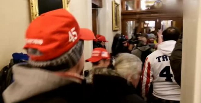 Republicanos radicales asaltan el Capitolio tras un 'incendiario' mensaje de Trump