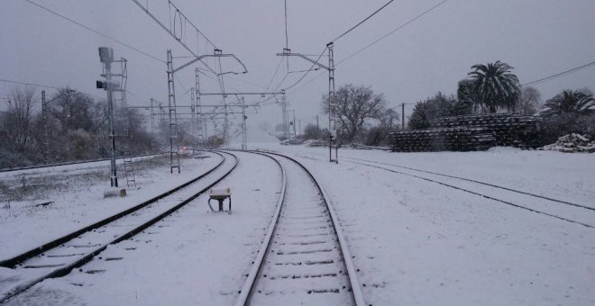 Aviso naranja por nevadas este fin de semana en la comunidad