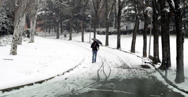 'Filomena' pone mañana en aviso rojo por riesgo extremo a 10 provincias del centro y este peninsular