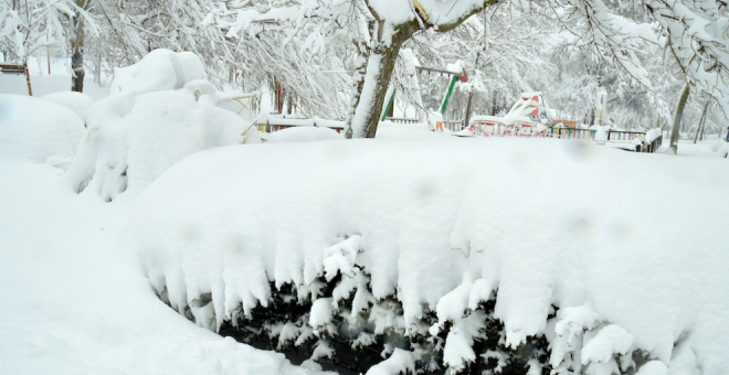 El 112 ha coordinado esta noche 15 incidencias derivadas de la nieve en Cantabria