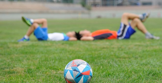 Primer día de la vuelta a los entrenamientos del deporte base