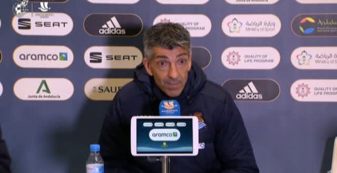 Imanol Alguacil confía en eliminar al Barça: "Me he despedido de mi mujer hasta dentro de diez días"