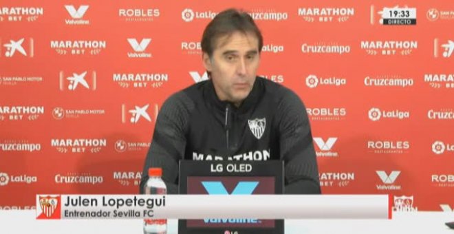 Lopetegui: "Hay que superar todas las dificultades"