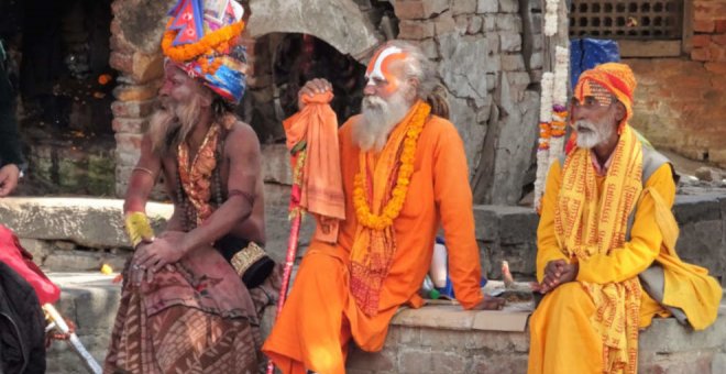 Sadhus en Benarés