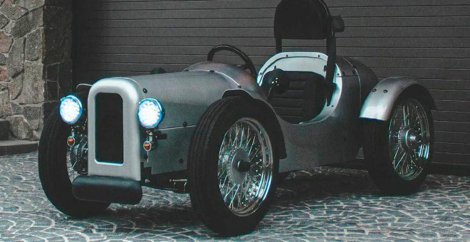 Blaze EV Classic, un coche eléctrico de una plaza, estilo "retrofuturista" y licencia de ciclomotor