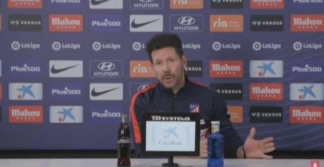 Simeone: "En el momento en el que hablé por teléfono con Luis me encontré lo que transmite en el campo"