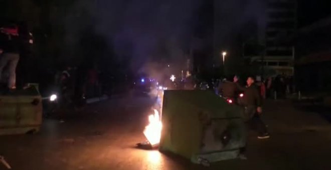 Tercera noche de protestas contra las restricciones en Líbano