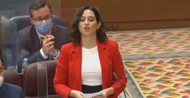 Ayuso: "Para el PSOE hay que hundir Madrid para ganar puntos con el independentismo en Cataluña"