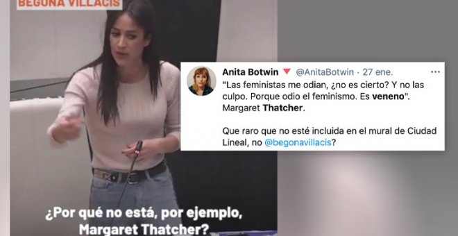 De los creadores de "feminismo liberal" llega la Thatcher feminista: cachondeo con lo que ha dicho Villacís sobre el mural de Ciudad Lineal