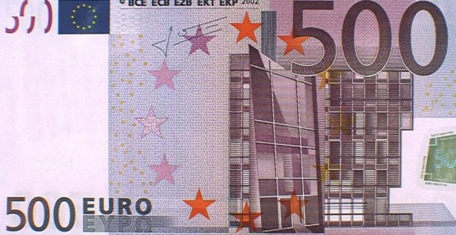 Los billetes de 500 euros están desapareciendo mientras los de 200 son más usados