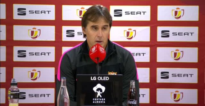 Lopetegui: "Hemos eliminado a un muy buen equipo y de forma merecida"