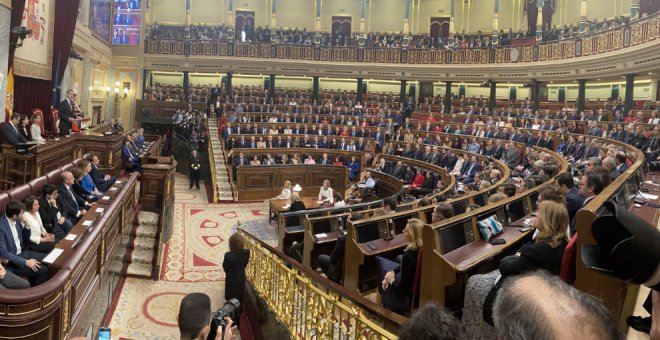 El Congreso rechaza un nuevo referéndum en Catalunya con la abstención de Podemos