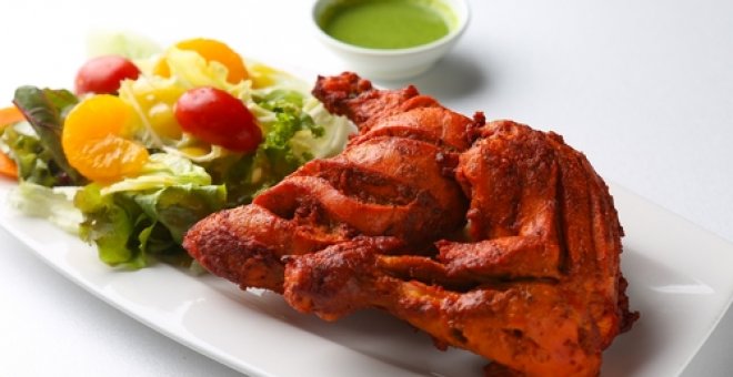 Pato confinado - Receta de pollo tandoori indio