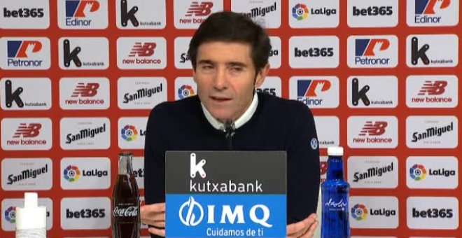 Marcelino: "El empate no es un resultado injusto"