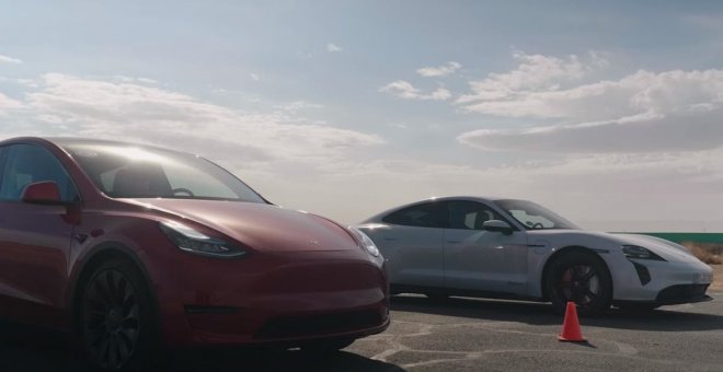 Duelo de aceleración: ¿puede un Tesla Model Y plantarle cara al Porsche Taycan?