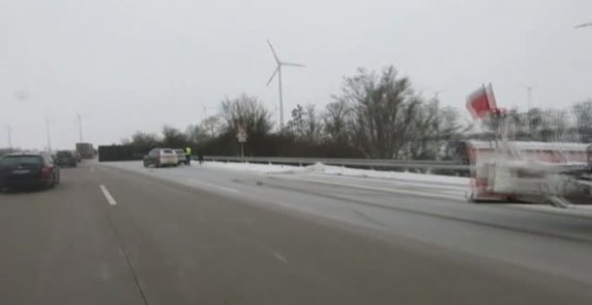 El norte de Europa afronta un temporal de nieve y frío