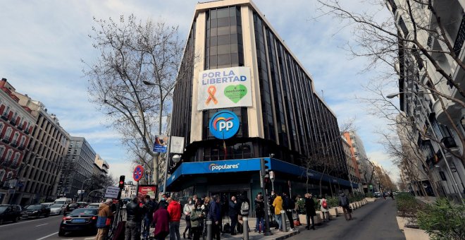 La caja b del PP pagó parte de la reforma de su sede en negro, según ha declarado la UDEF ante la Audiencia Nacional