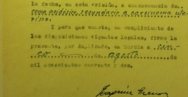 Las mil condenadas por el franquismo en Murcia