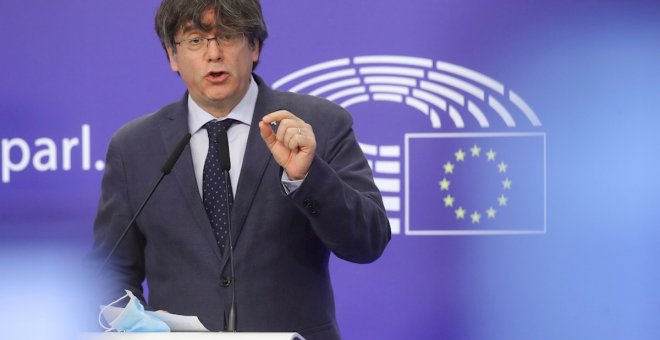 Unidas Podemos abre brecha con el PSOE y apoya en el Parlamento Europeo que no se retire la inmunidad a Puigdemont