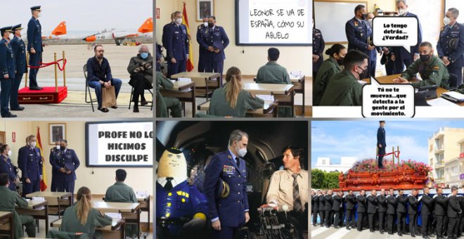 Los memes más descacharrantes de Felipe VI visitando la base aérea de Matacán