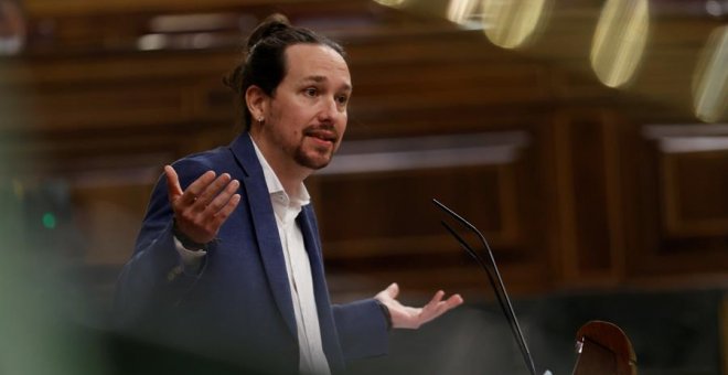 Iglesias, al PP: "¿Por qué repiten los argumentos de las patronales inmobiliarias? Porque están comprados"