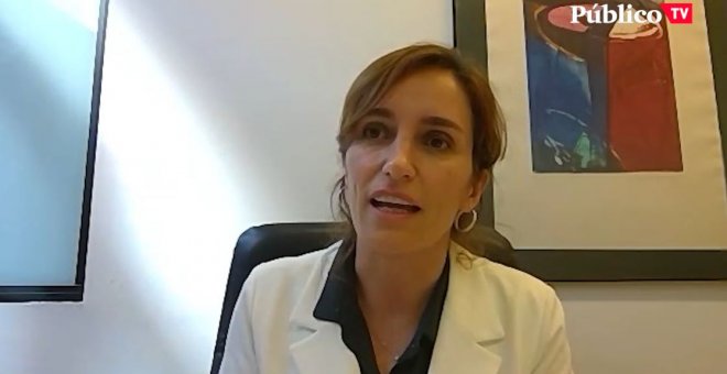 Mónica García: "Tiene más raíces jurídicas la continuidad de las mociones de censura que el acto chapucero de Ayuso"