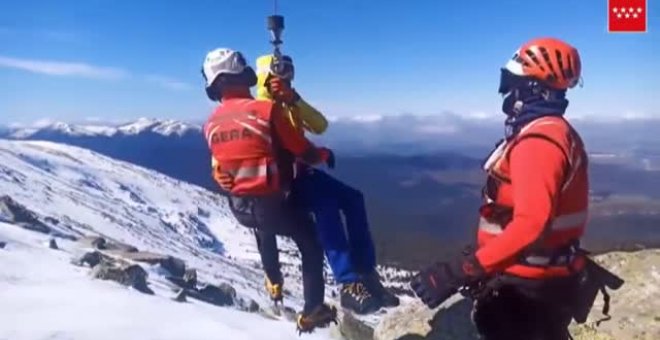 Fin de semana accidentado en la sierra de Madrid