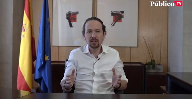 Así ha anunciado Pablo Iglesias que deja el Gobierno para presentarse como candidato en Madrid