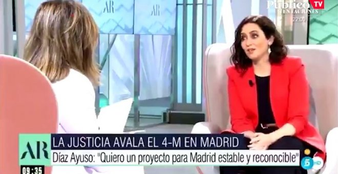 Isabel Díaz Ayuso empieza la campaña para las elecciones del 4 de mayo