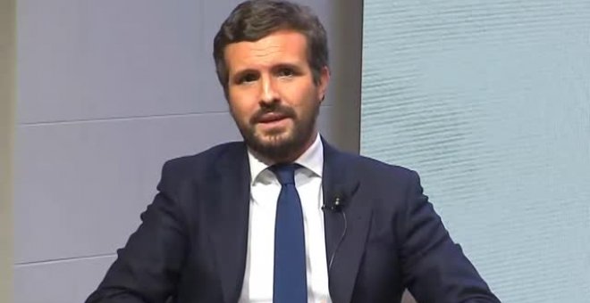 Casado sobre Sánchez: "La onda expansiva ha hecho que sea su Gobierno el que ahora se tambalea"